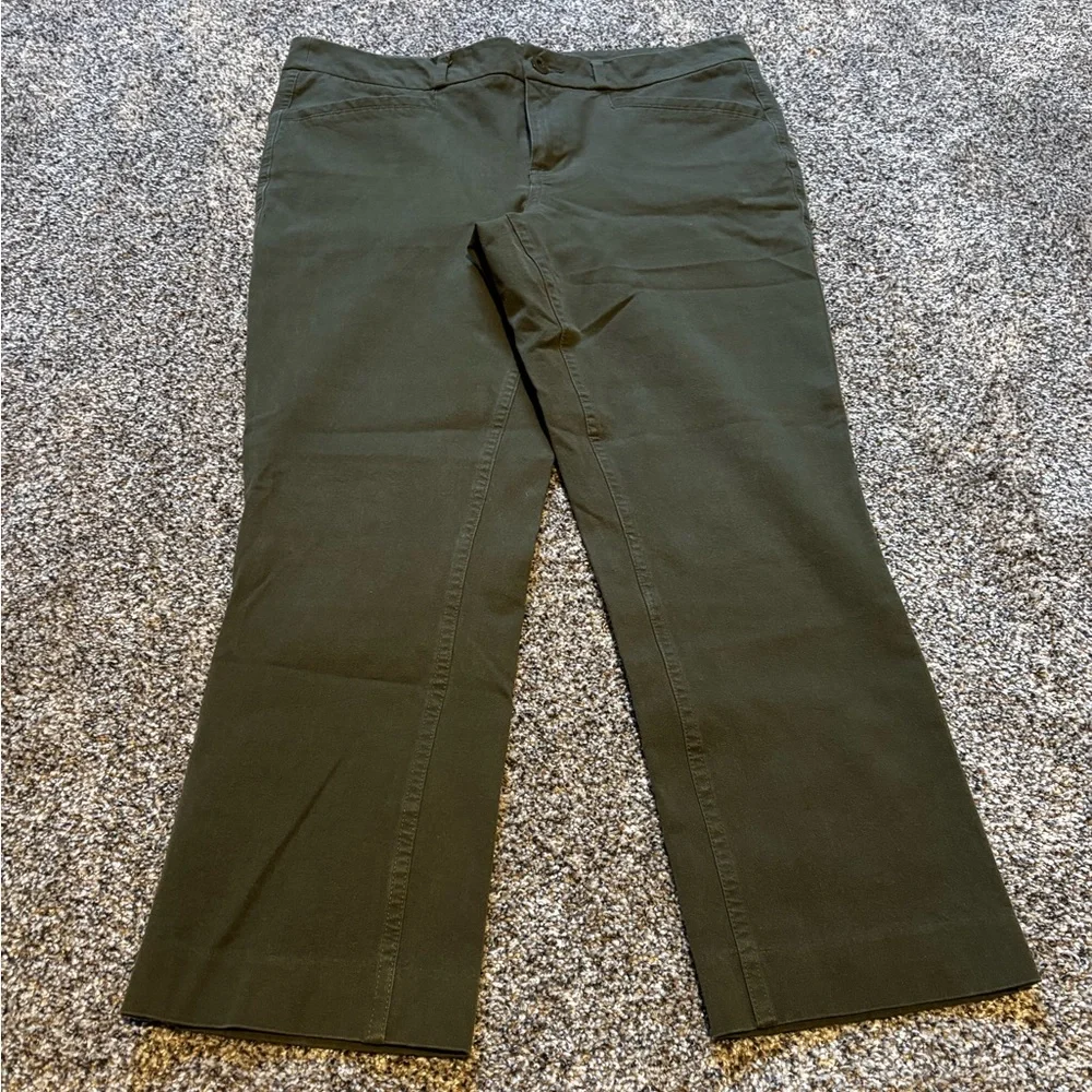 Banana Republic Khaki Green Trousers